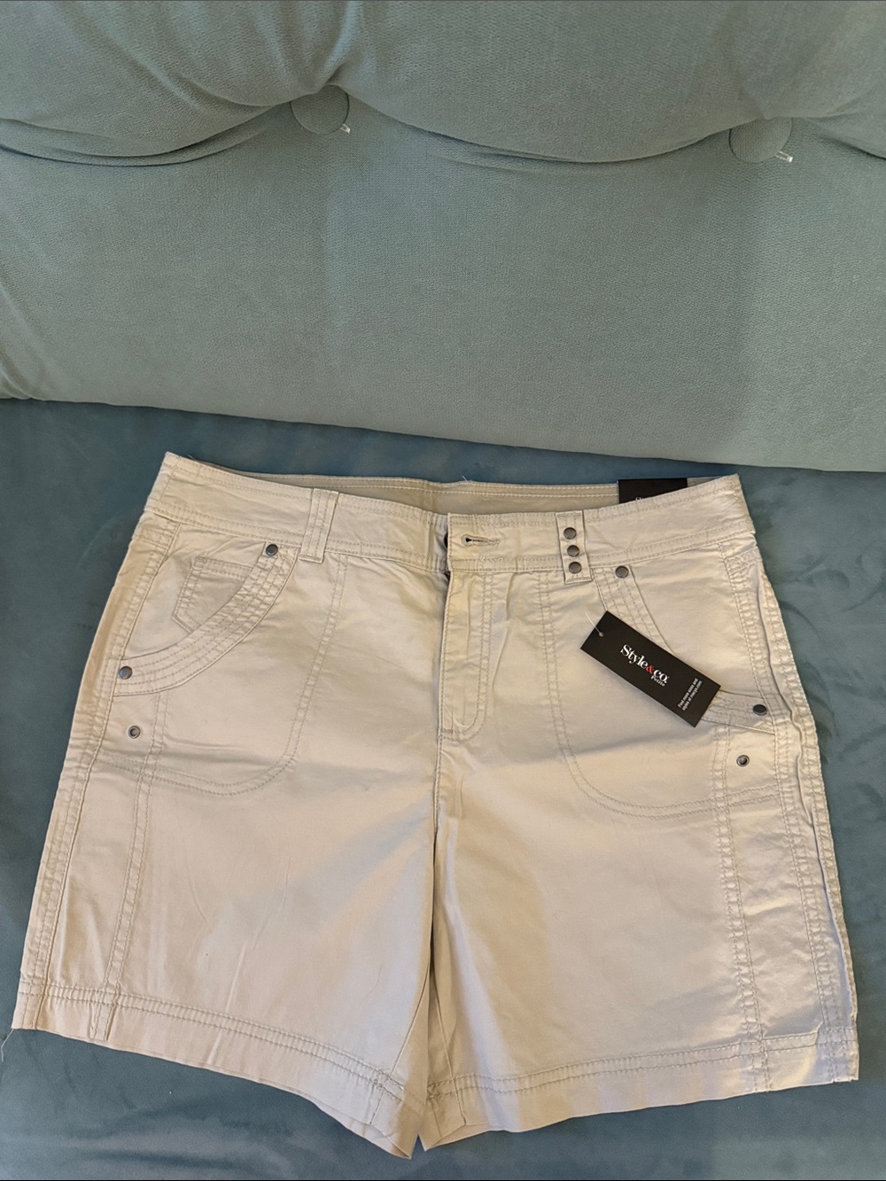 Style & Co. Cream Women's Bermuda Shorts